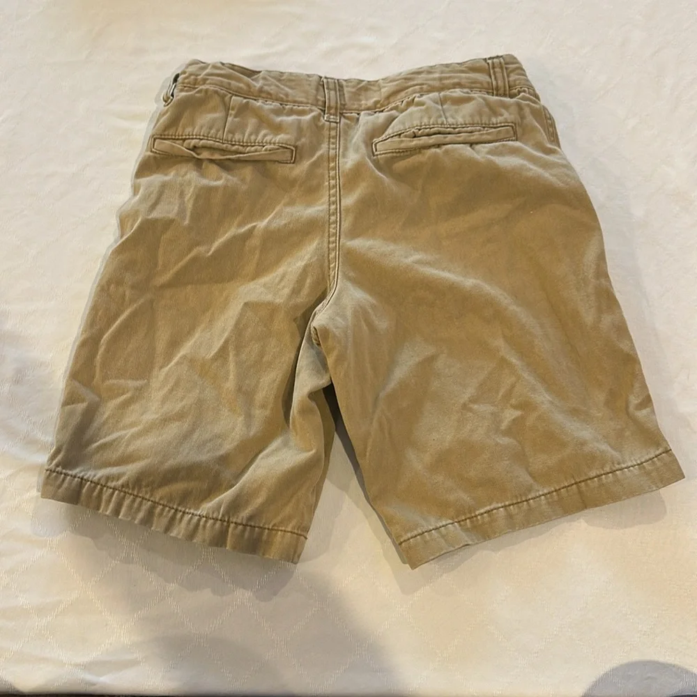 Cat & Jack boys khaki twill chino  Tan Shorts size‎ 12 EUC